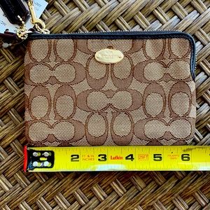 Coach small wristlet